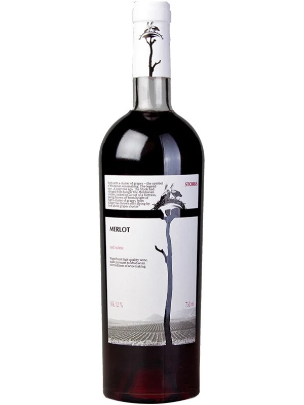 Storks Merlot Red