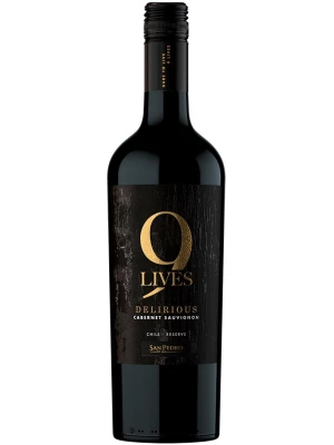 Вино Gato Negro, 9 Lives Delirious Reserve Cabernet Sauvignon 2021, 0.75 л