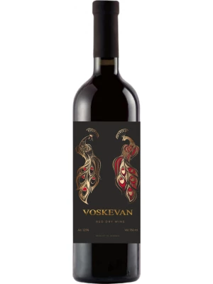 Вино Voskevan Red Dry 2019, 0.75 л