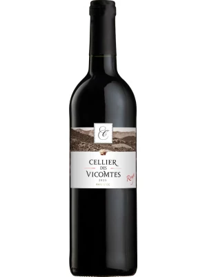 Вино Vignerons Catalans, Cellier des Vicomtes Rouge, Pays d'Oc IGP 2015, 0.75 л