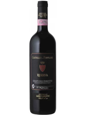 Вино Castello di Poppiano Riserva, Chianti Colli Fiorentini DOCG 2014, 0.75 л