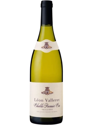 Вино Leon Valleret, Chablis Premier Cru Vallons AOC 2015, 0.75 л