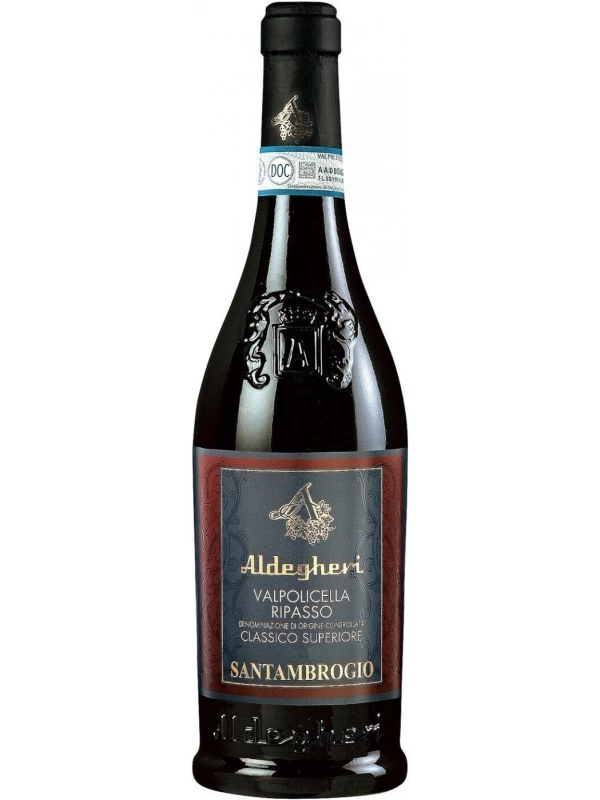 Cantine Aldegheri, Valpolicella Ripasso Santambrogio Classico Superiore DOC, wooden box