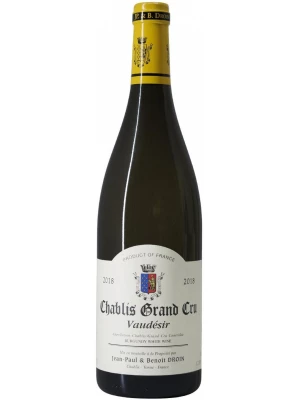 Вино Jean-Paul & Benoit Droin, Vaudesir Chablis Grand Cru 2018, 0.75 л