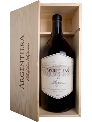 Вино Argentiera Bolgheri Superiore DOC, wooden box 2005, 3 л