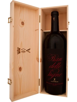 Вино Pian Delle Vigne, Brunello di Montalcino DOCG, wooden box 2011, 1.5 л