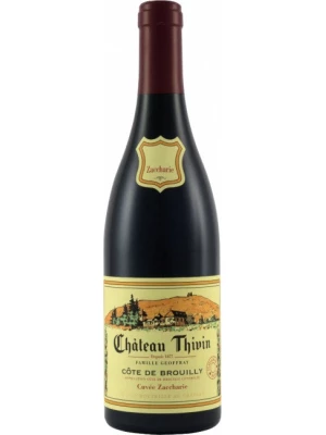Вино Chateau Thivin, Cuvee Zaccharie Cote de Brouilly AOC 2018, 0.75 л