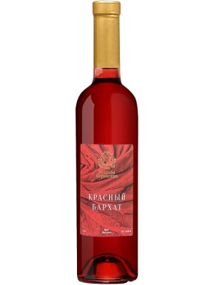 Вино Усадьба Перовских, Красный Бархат 0.5 л