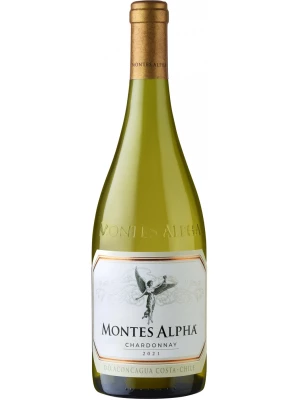 Вино Montes Alpha Chardonnay, Aconcagua Costa DO 2021, 0.75 л