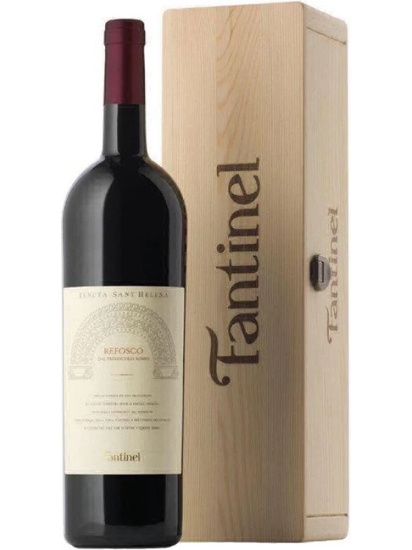 Fantinel, Vigneti Sant'Helena Refosco dal Peduncolo Rosso IGT, wooden box