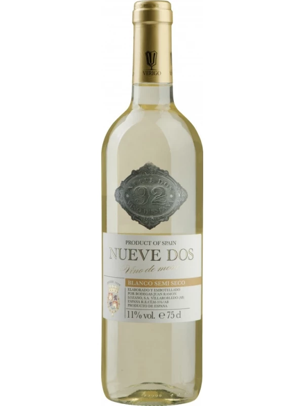 Bodegas Lozano, Nueve Dos Blanco Semiseco