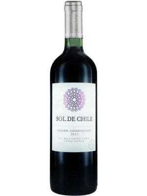 Вино Sol de Chile Carmenere-Cabernet Sauvignon, Valle Central DO 2021, 0.75 л