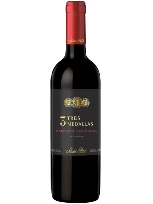 Вино Santa Rita, 3 Tres Medallas Cabernet Sauvignon 2016, 0.75 л