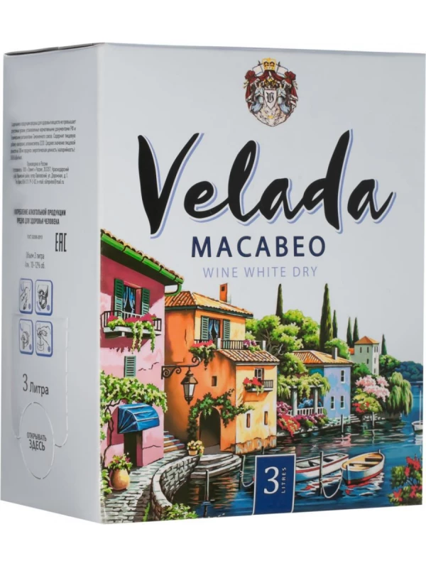 Velada Macabeo, bag-in-box