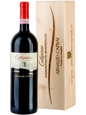 Вино Arnaldo Caprai, Collepiano, Montefalco Sagrantino DOCG, wooden box 2009, 1.5 л