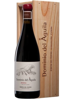 Вино Dominio del Aguila, Tinto Reserva, Ribera del Duero DO, wooden box 2018, 0.75 л