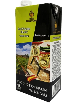 Вино Fernando Castro, Torremonte Sauvignon Blanc, Tetra Pak 1 л