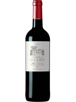 Вино Comte de Baulieu Haut-Medoc АOC 2018, 0.75 л
