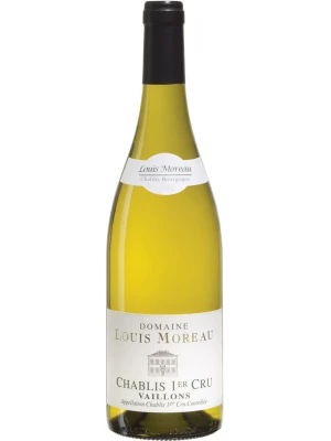 Вино Domaine Louis Moreau, Chablis Premier Cru Vaillons AOC 2020, 0.75 л