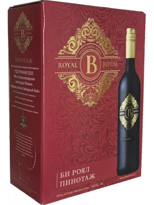 Вино Bayede, B Royal Pinotage, bag-in-box 3 л