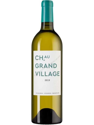Вино Chateau Grand Village Blanc, Bordeaux AOC 2019, 0.75 л