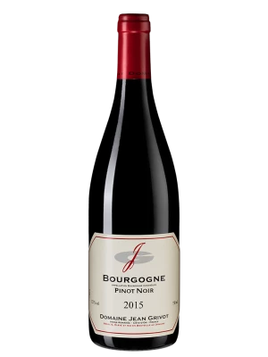 Вино Bourgogne Pinot Noir, Франция Domaine Jean Grivot 2015, 0.75 л
