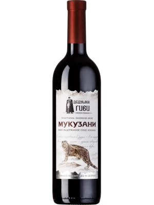 Вино Дедушка Гиви Мукузани 2023, 0.75 л