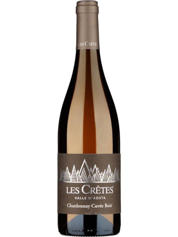 Les Cretes, Chardonnay Cuvee Bois, wooden box