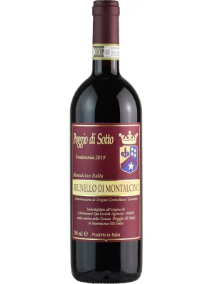 Вино Poggio di Sotto, Brunello di Montalcino DOCG 2019, 0.75 л