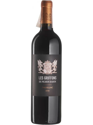 Вино Les Griffons de Pichon Baron, Pauillac AOC 2016, 0.75 л