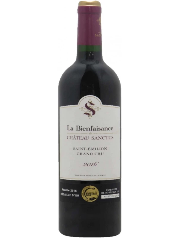 La Bienfaisance de Chateau Sanctus, Saint-Emilion Grand Cru AOC