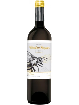 Вино Cuatro Rayas, Organic Tempranillo Roble, Rueda DO 2017, 0.75 л