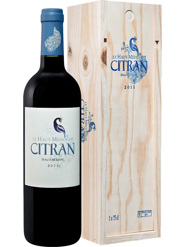 Le Haut-Medoc de Citran, Haut-Medoc AOC wooden box