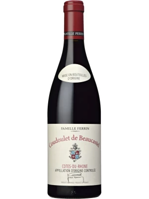 Вино Famille Perrin, Coudoulet de Beaucastel, Cotes-du-Rhone AOC Rouge 2018, 0.75 л