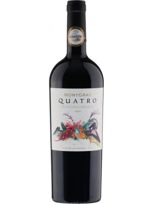 Вино MontGras, Quatro , Valle de Colchagua DO 2021, 0.75 л