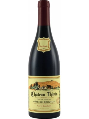 Вино Chateau Thivin, Cuvee Zaccharie Cote de Brouilly AOC 2020, 0.75 л