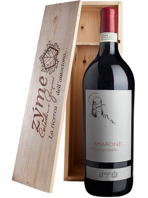 Вино Zyme, Amarone della Valpolicella Classico DOC, wooden box 2004, 1.5 л