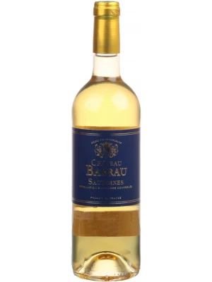Вино Chateau Barrau, Sauternes AOC 2015, 0.75 л