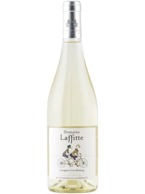 Вино Domaine Laffitte, Sauvignon-Gros Manseng, Cotes de Gascogne IGP 2024, 0.75 л