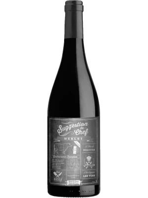 Вино Suggestion du Chef Merlot, Pays d'Oc IGP 2020, 0.75 л