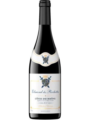 Вино Edmond des Rochettes Cotes du Rhone Rouge AOC 2018, 0.75 л
