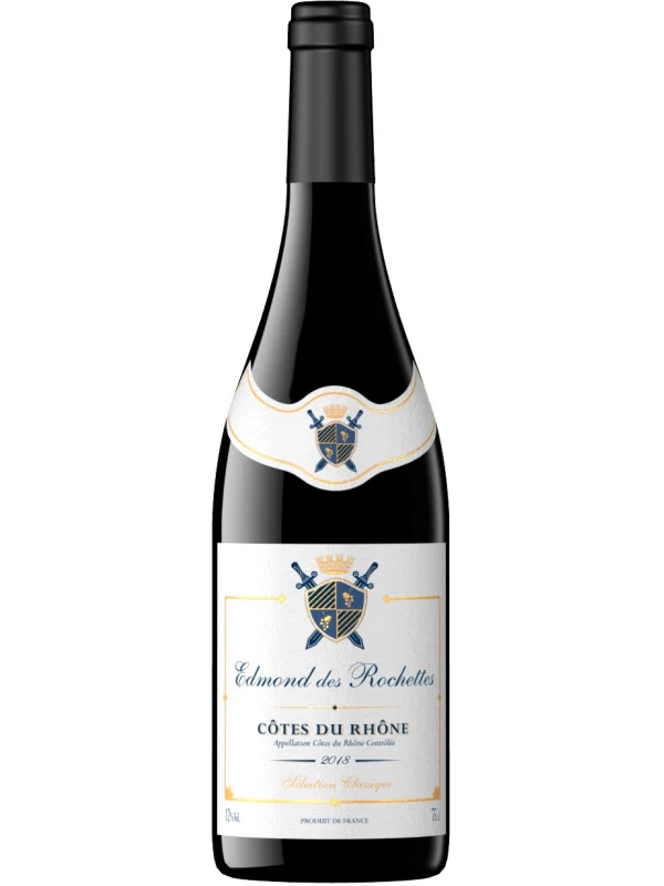 Edmond des Rochettes Cotes du Rhone Rouge AOC