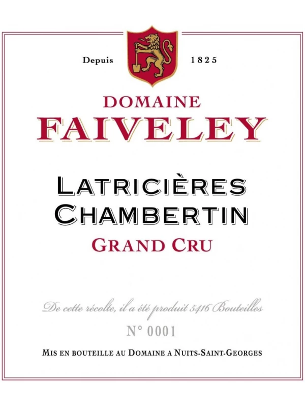 Faiveley, Latricieres-Chambertin Grand Cru AOC