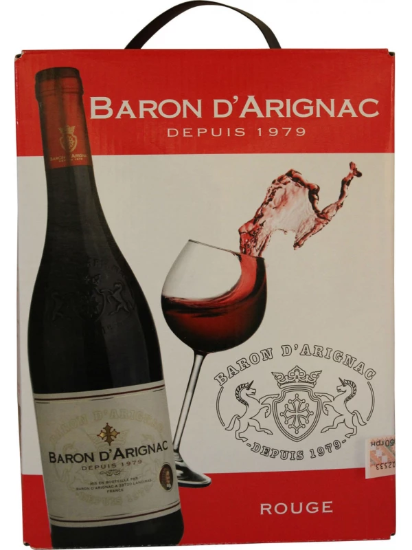 Baron d'Arignac Rouge, bag-in-box