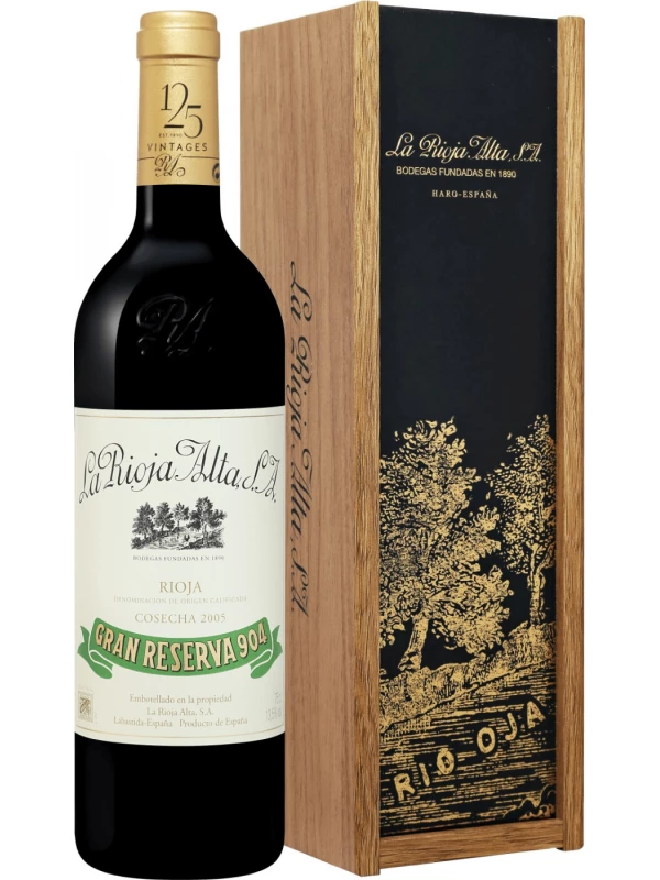 La Rioja Alta, Gran Reserva 904, Rioja DOC, wooden box