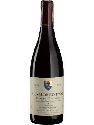 Вино Domaine Follin-Arbelet, Aloxe-Corton 1er Cru Clos du Chapitre AOC 2018, 0.75 л
