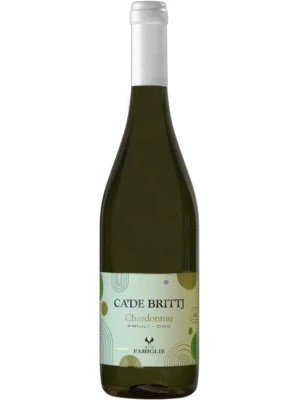 Вино Ca'De Brittj Chardonnay, Friuli DOC 2022, 0.75 л