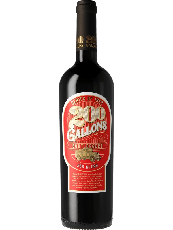 200 Gallons Bootleggers Red Blend