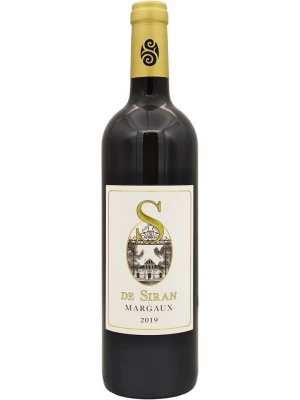 Вино S de Siran, Margaux AOC 2019, 0.75 л