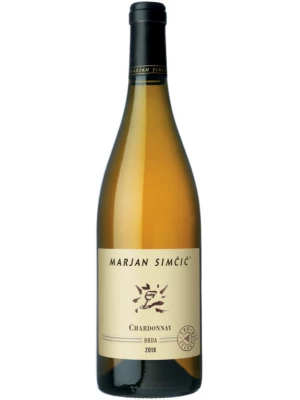 Вино Simcic Marjan, Selekcija Chardonnay 2018, 0.75 л